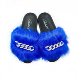 Michaela V Pupa Slippers — Blue - Michaela V - Flyclothing LLC