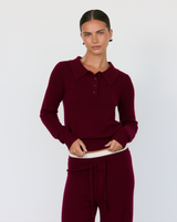 Tove Cashmere Polo - Artless Forever - Flyclothing LLC