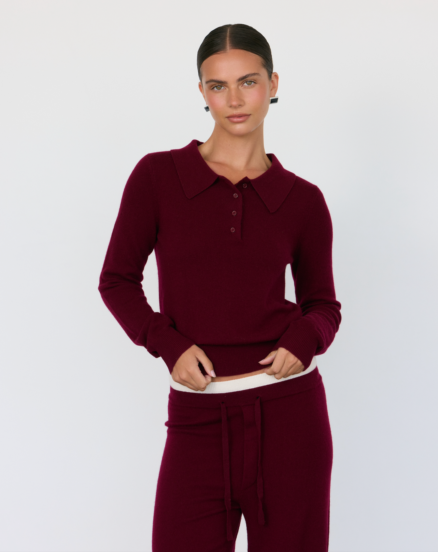 Tove Cashmere Polo - Artless Forever - Flyclothing LLC