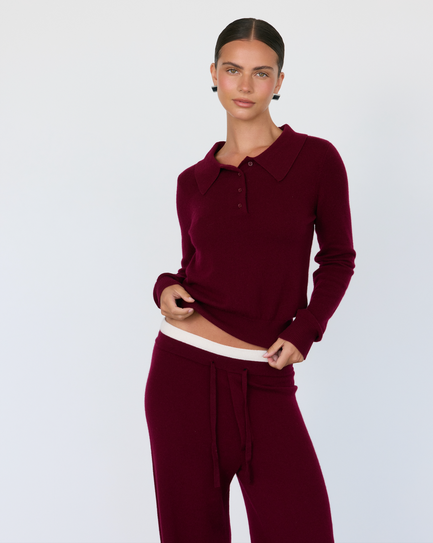 Tove Cashmere Polo - Artless Forever - Flyclothing LLC