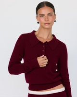 Tove Cashmere Polo - Artless Forever - Flyclothing LLC