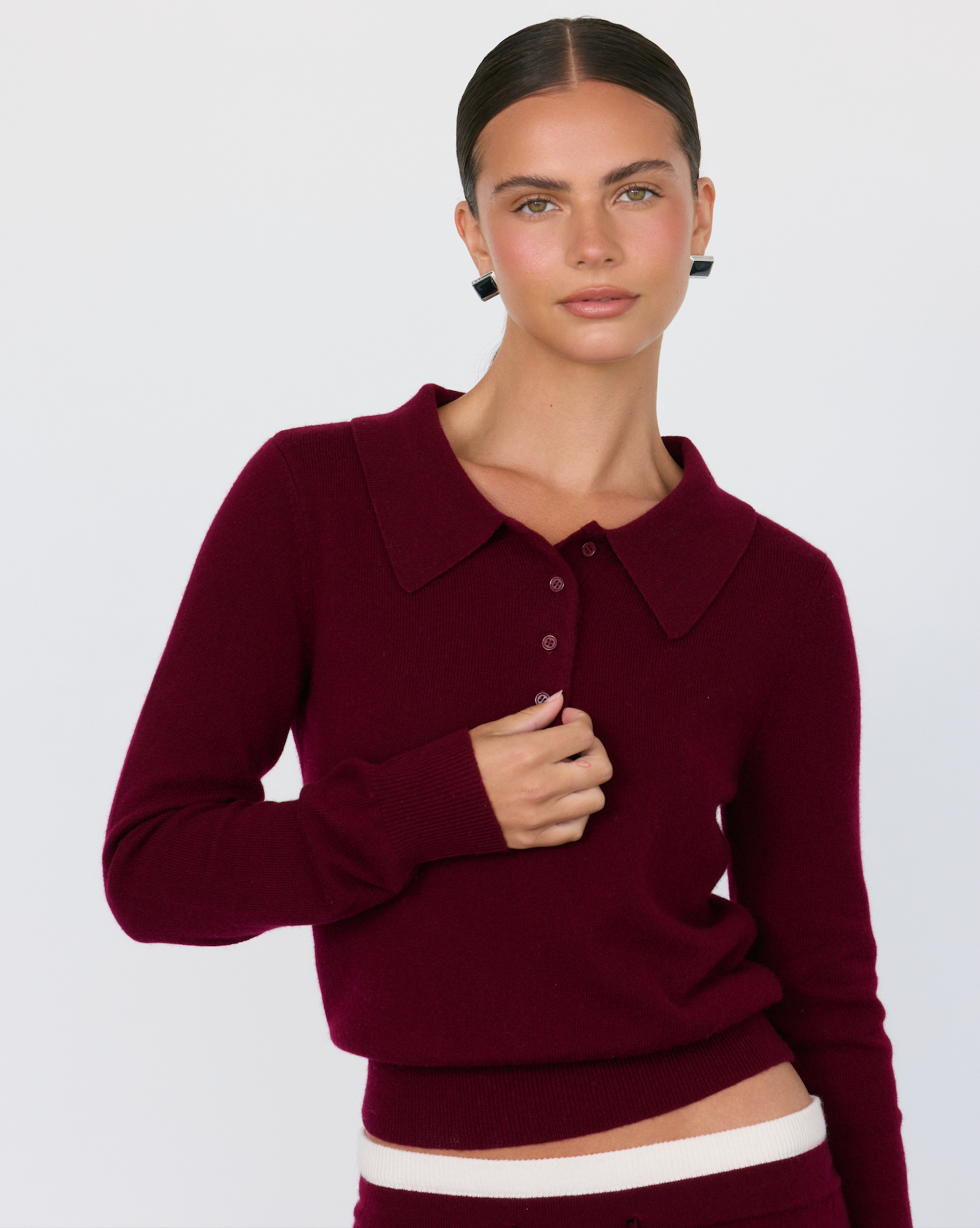 Tove Cashmere Polo - Artless Forever - Flyclothing LLC