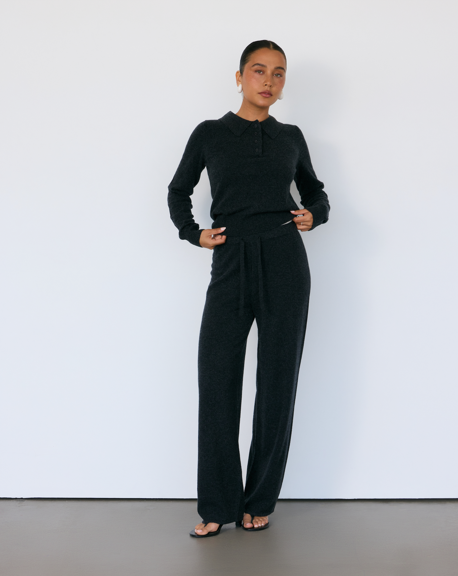Tove Cashmere Polo - Artless Forever - Flyclothing LLC