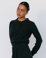 Tove Cashmere Polo - Artless Forever - Flyclothing LLC
