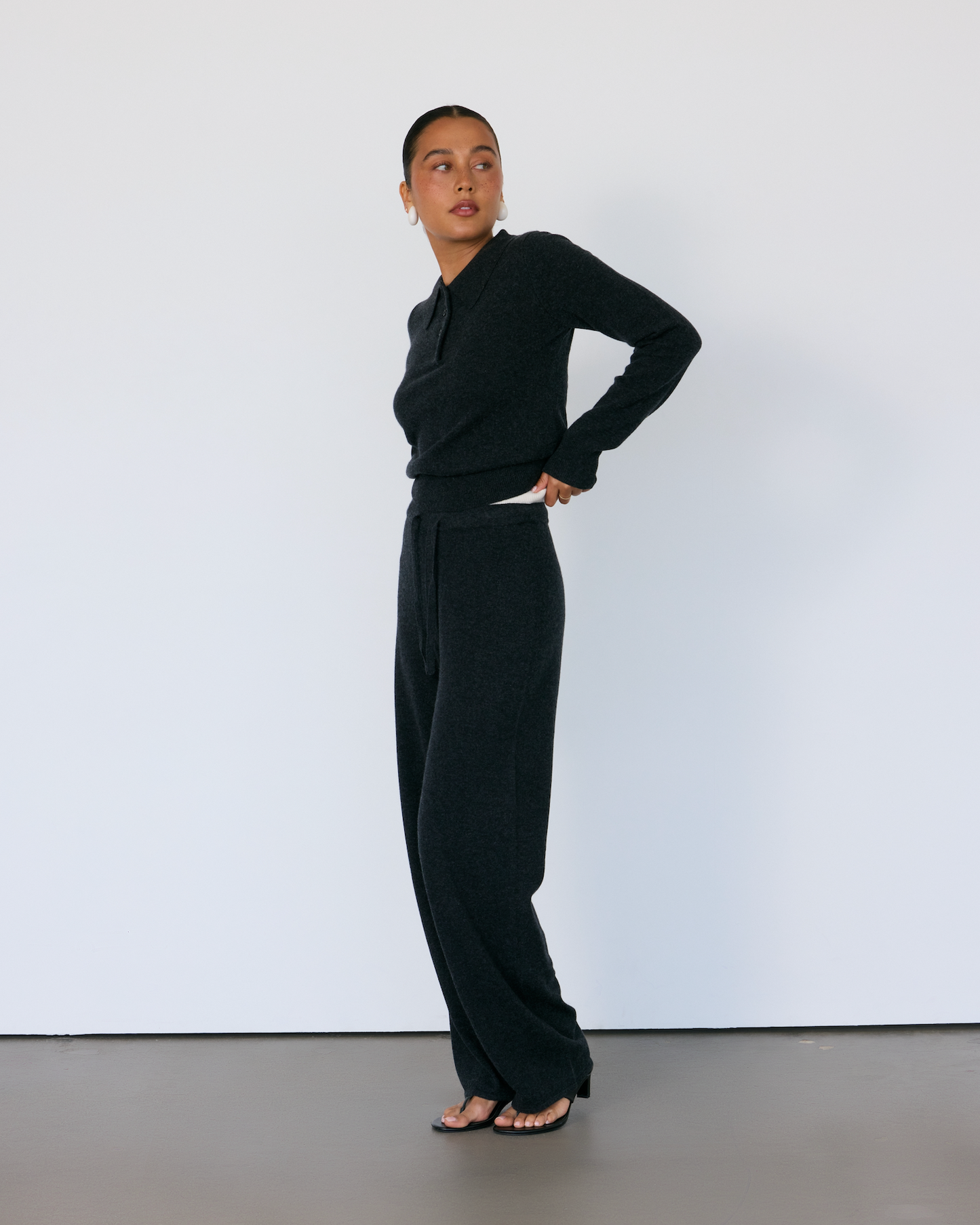 Tove Cashmere Polo - Artless Forever - Flyclothing LLC