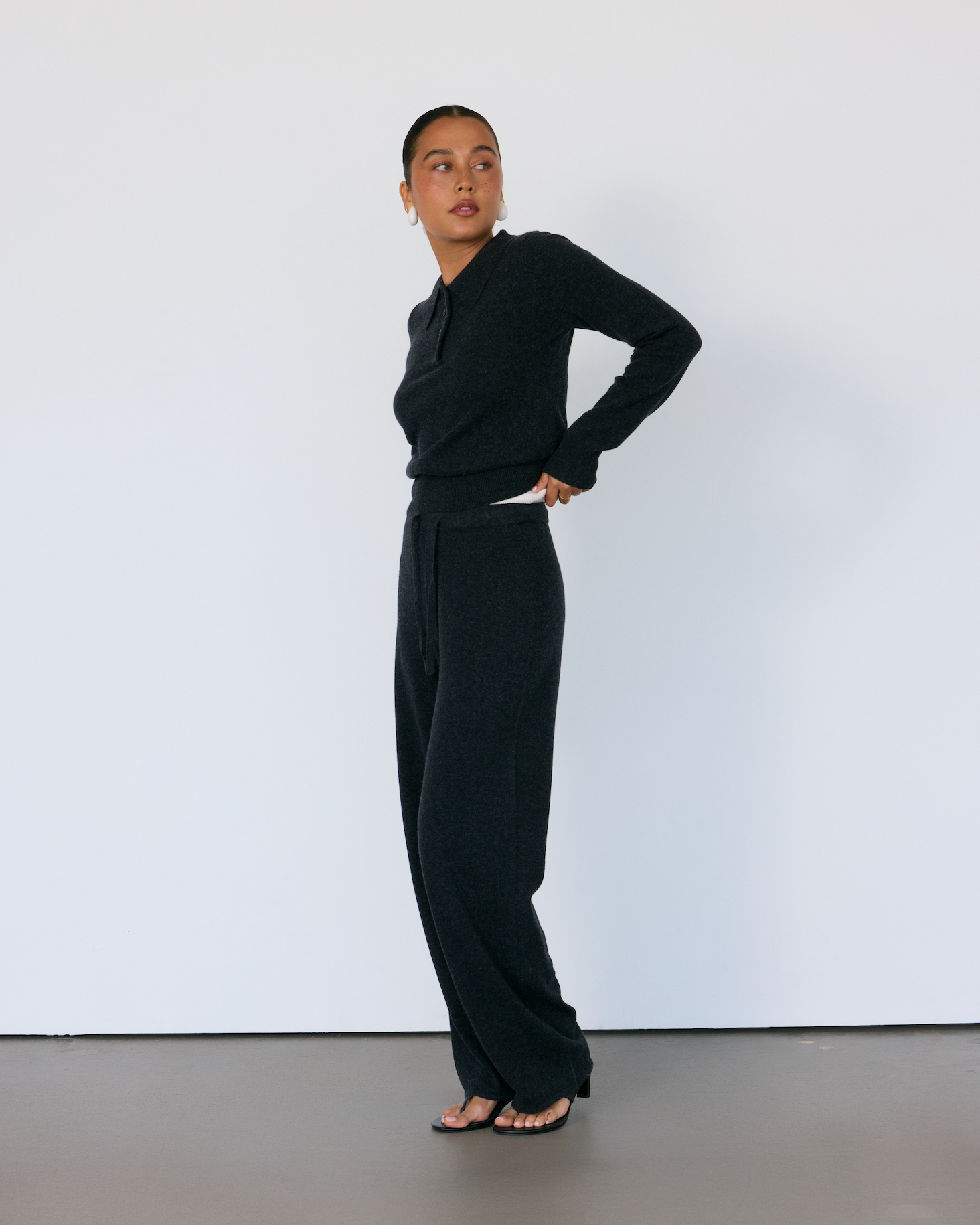 Tove Cashmere Polo - Artless Forever - Flyclothing LLC