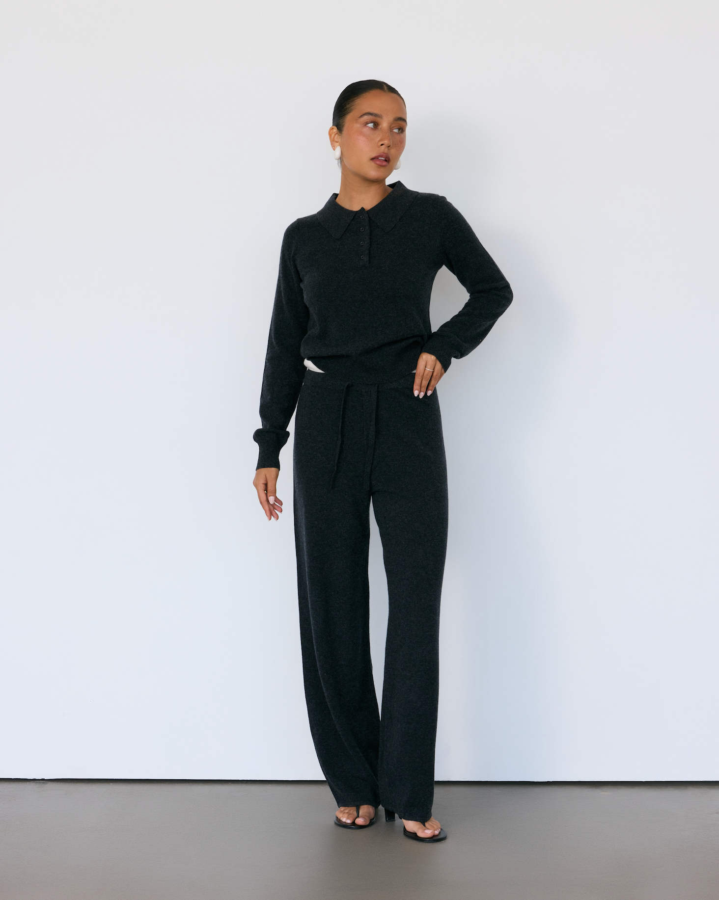 Tove Cashmere Polo - Artless Forever - Flyclothing LLC