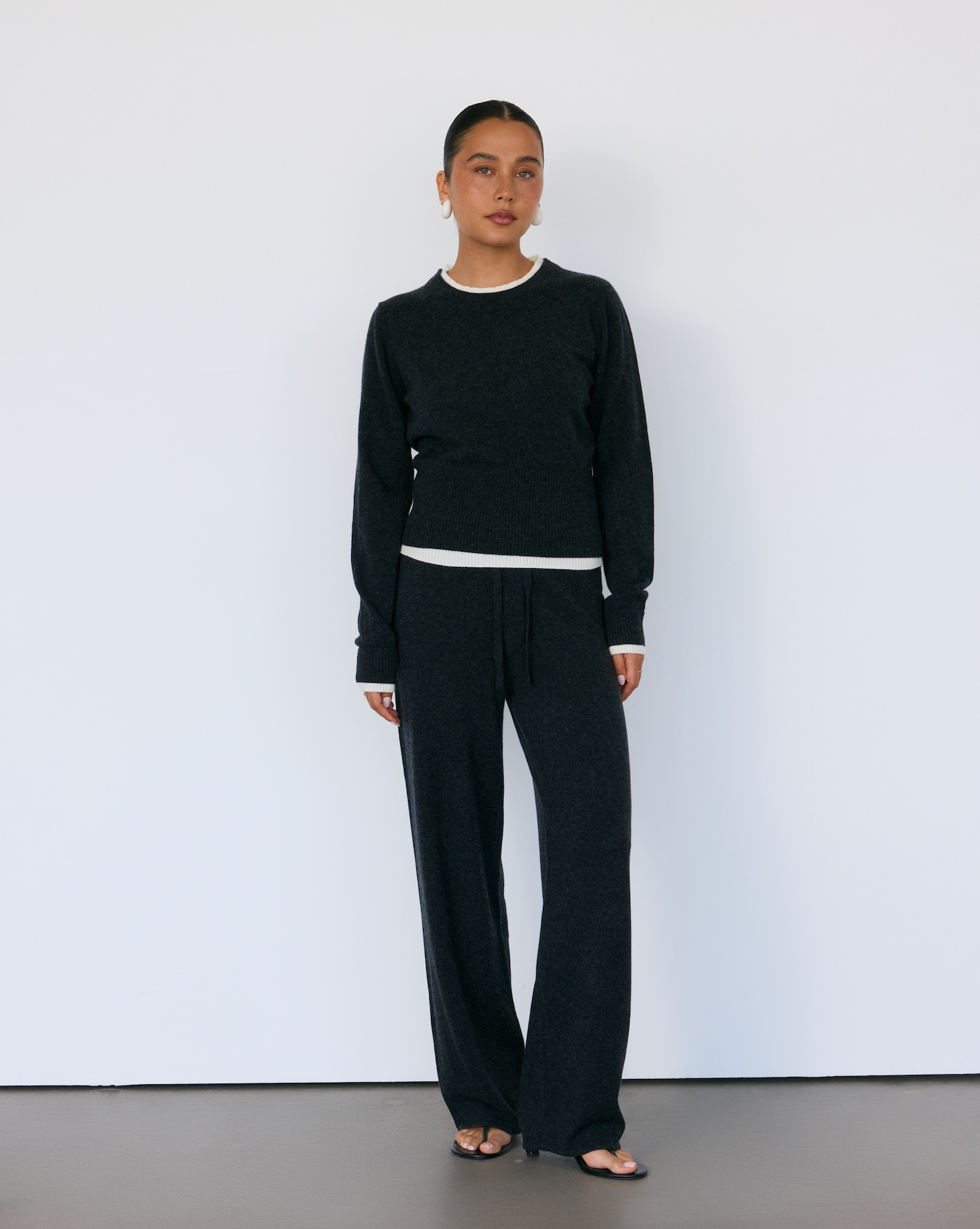 Tove Layered Cashmere Crewneck - Artless Forever - Flyclothing LLC