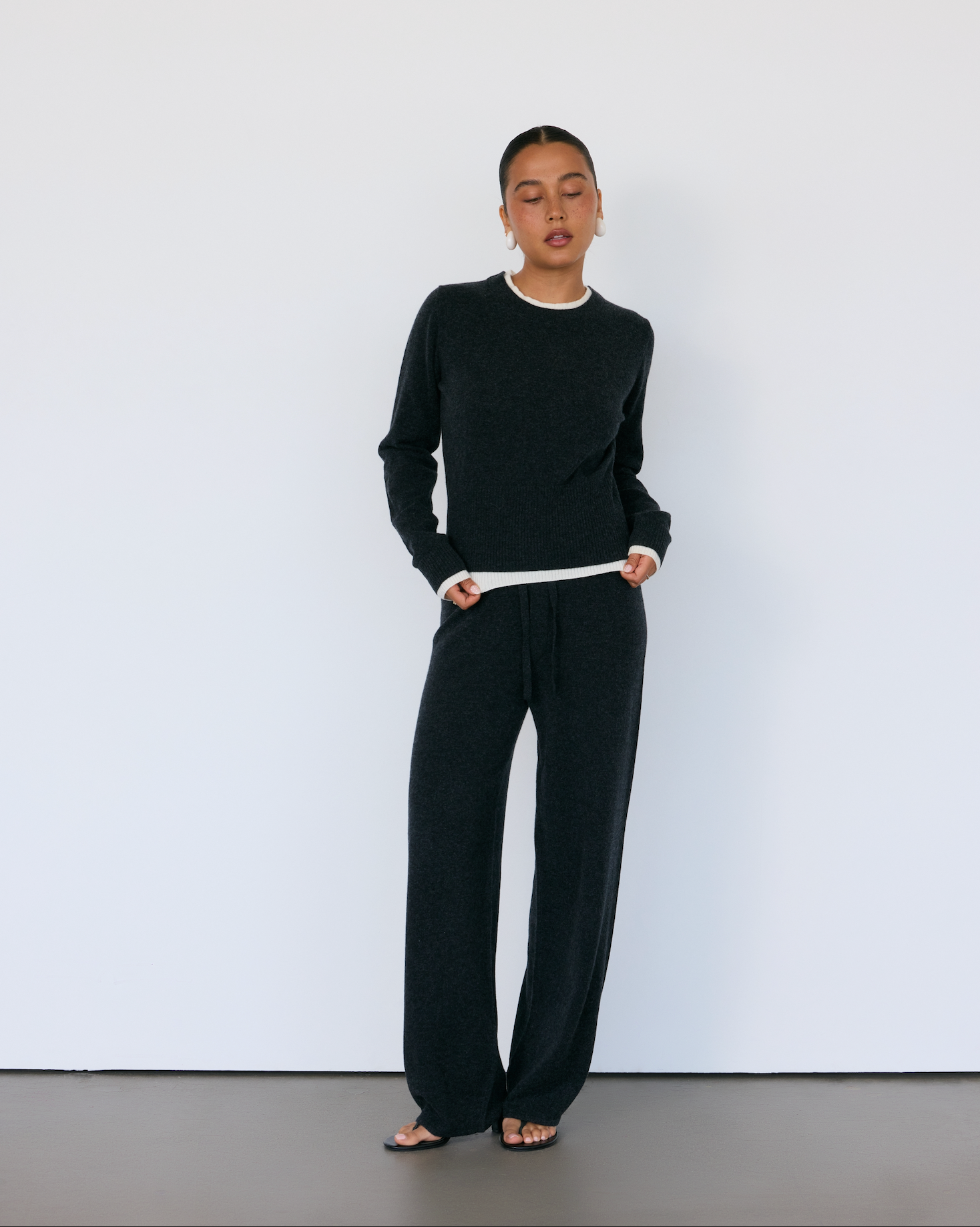 Tove Layered Cashmere Crewneck - Artless Forever - Flyclothing LLC