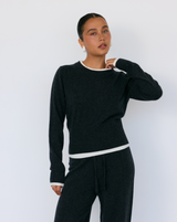 Tove Layered Cashmere Crewneck - Artless Forever - Flyclothing LLC