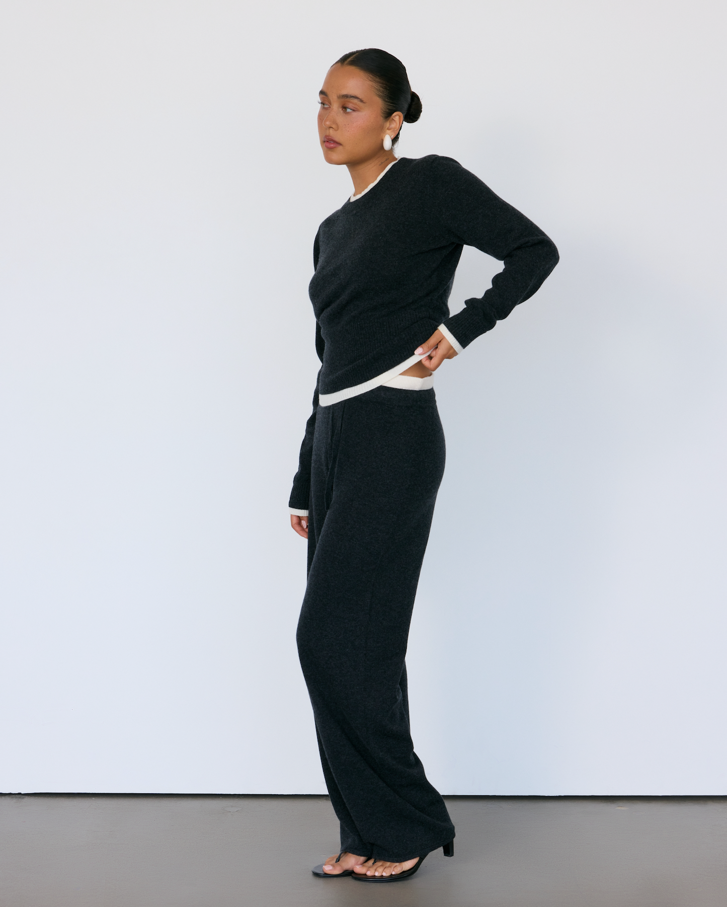 Tove Layered Cashmere Crewneck - Artless Forever - Flyclothing LLC