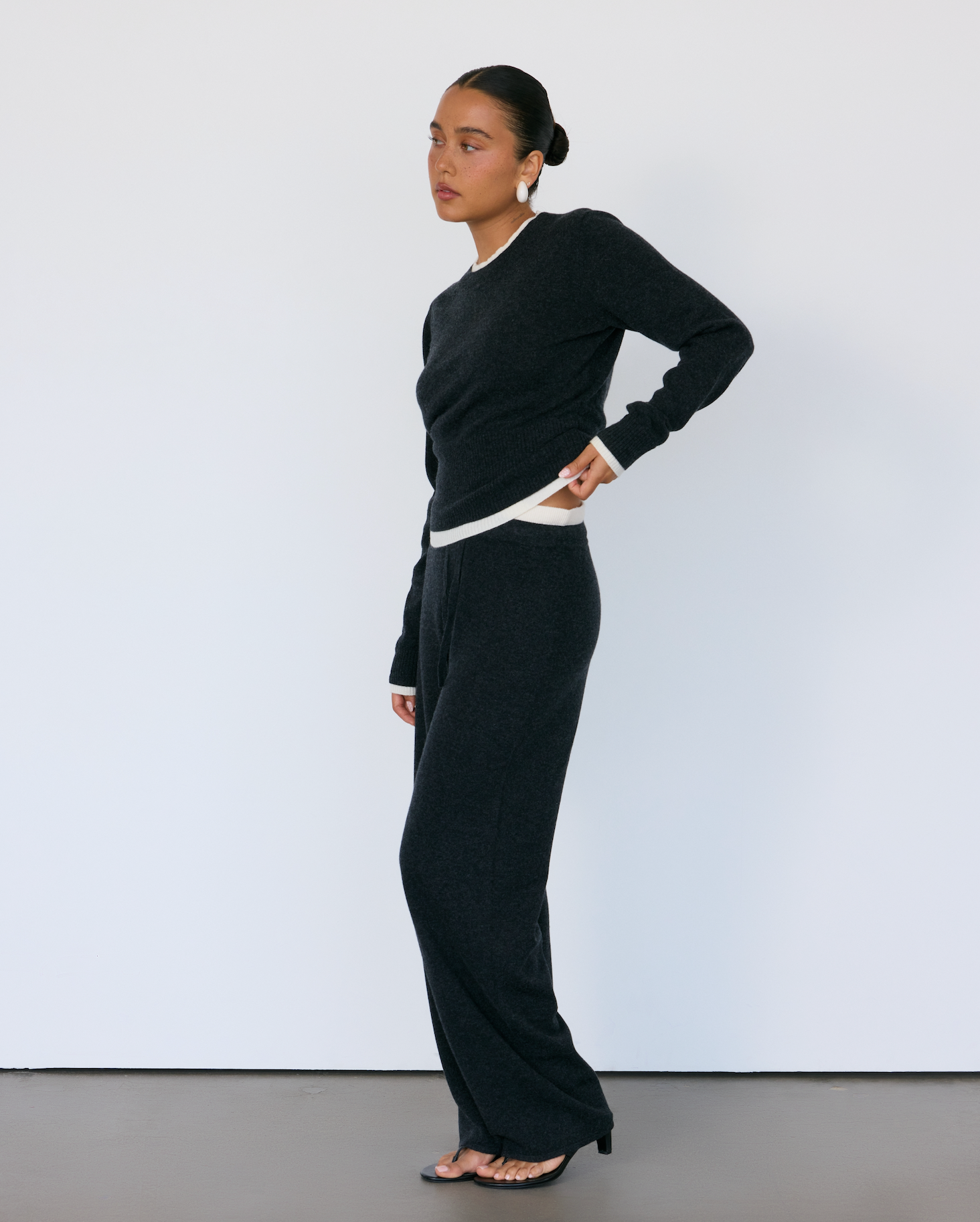 Tove Layered Cashmere Crewneck - Artless Forever - Flyclothing LLC