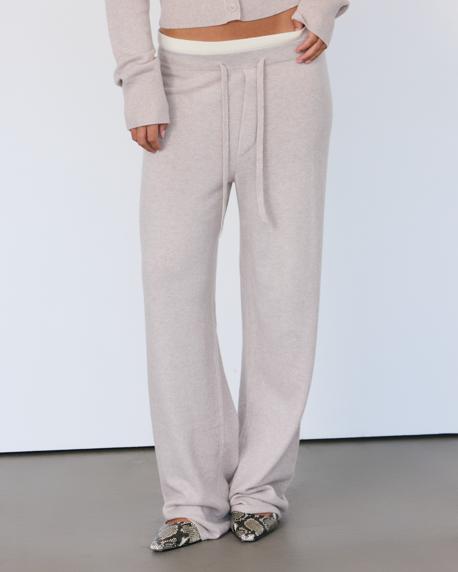 Tove Layered Cashmere Pant - Artless Forever - Flyclothing LLC
