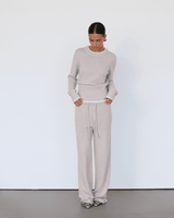 Tove Layered Cashmere Crewneck - Artless Forever - Flyclothing LLC