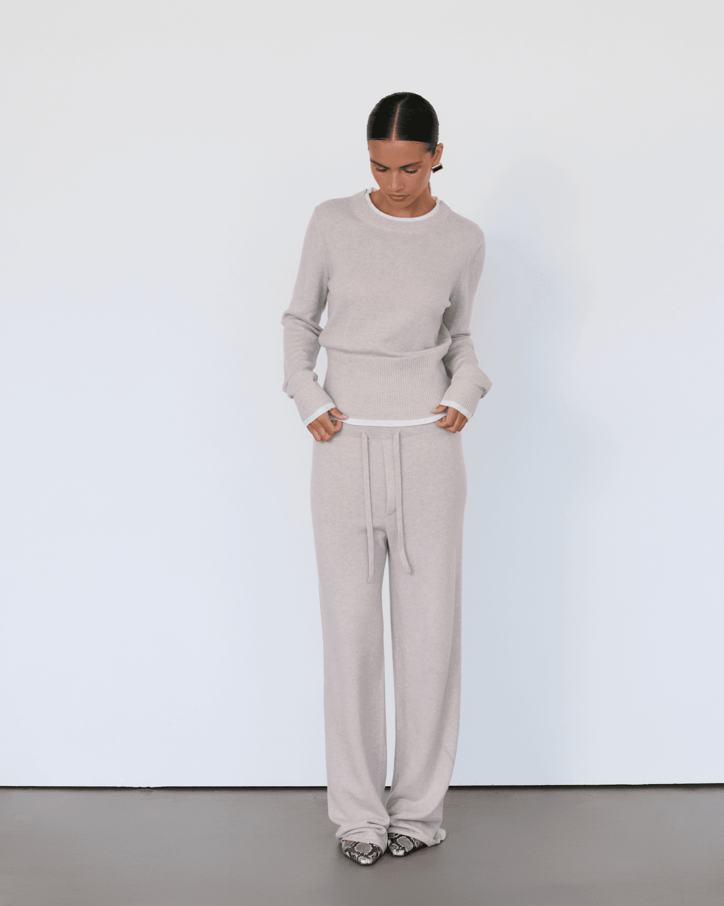 Tove Layered Cashmere Crewneck - Artless Forever - Flyclothing LLC
