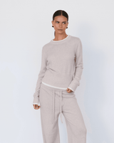 Tove Layered Cashmere Crewneck - Artless Forever - Flyclothing LLC