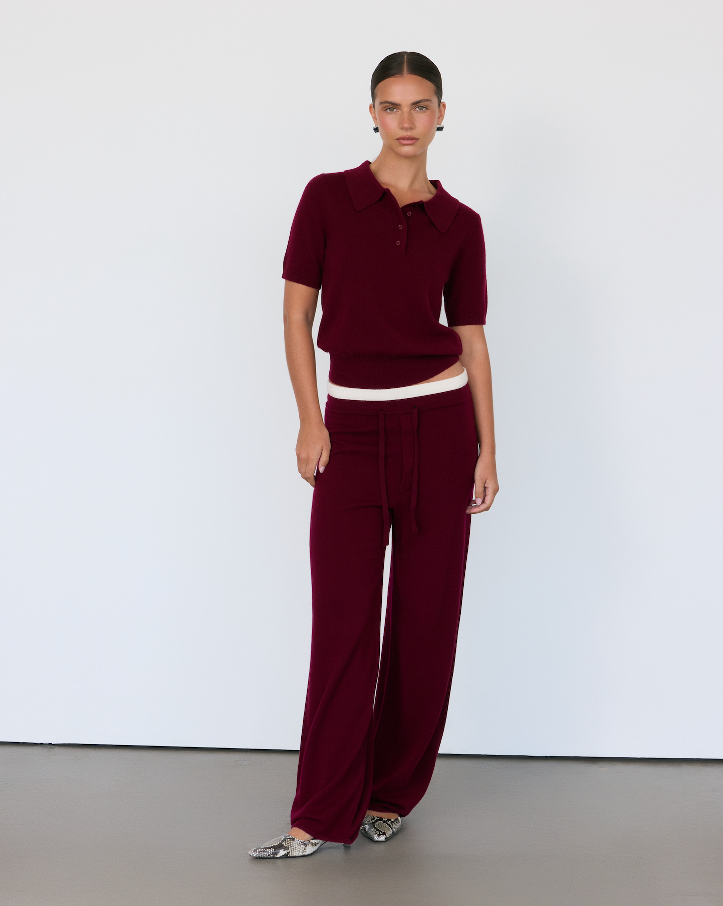 Tove Short Sleeve Cashmere Polo - Artless Forever - Flyclothing LLC