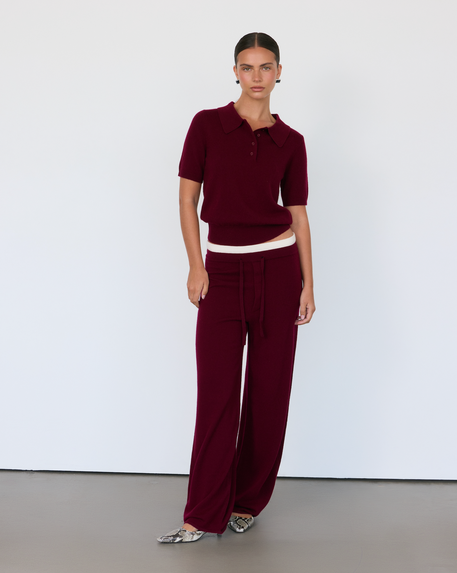 Tove Short Sleeve Cashmere Polo - Artless Forever - Flyclothing LLC