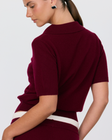 Tove Short Sleeve Cashmere Polo - Artless Forever - Flyclothing LLC