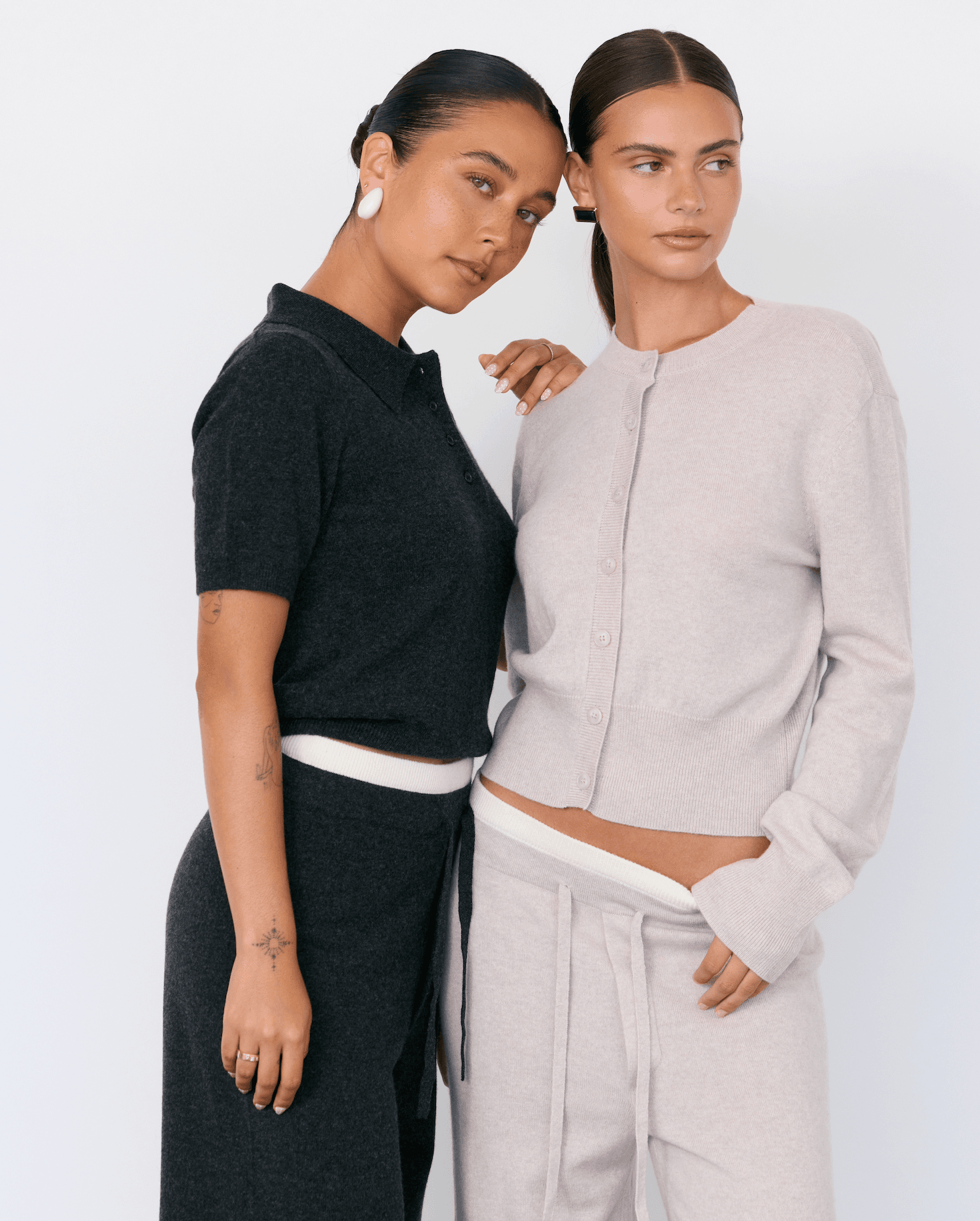 Tove Short Sleeve Cashmere Polo - Artless Forever - Flyclothing LLC