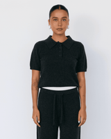 Tove Short Sleeve Cashmere Polo - Artless Forever - Flyclothing LLC