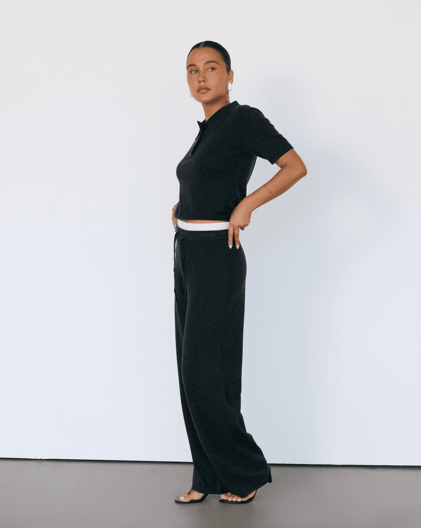Tove Short Sleeve Cashmere Polo - Artless Forever - Flyclothing LLC