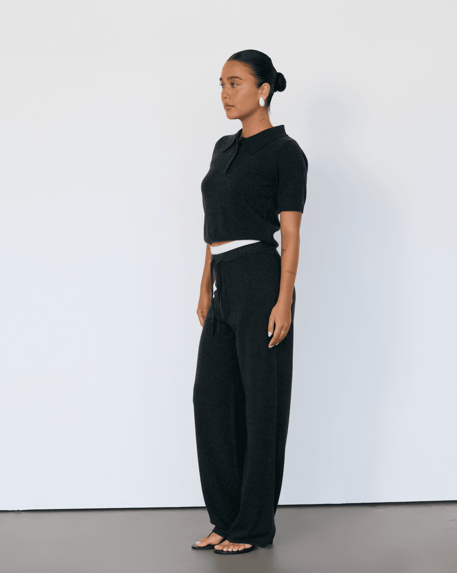 Tove Short Sleeve Cashmere Polo - Artless Forever - Flyclothing LLC