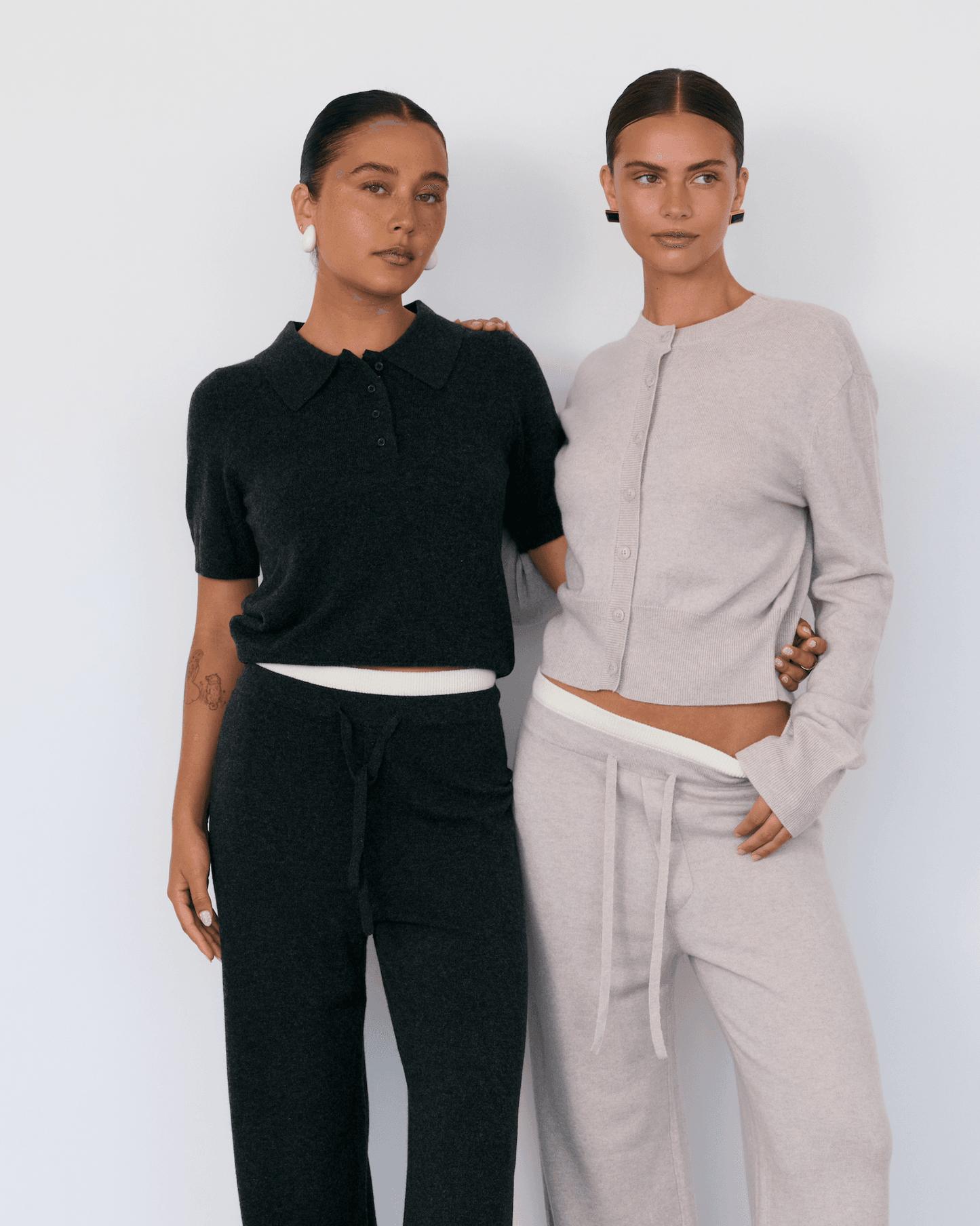 Tove Short Sleeve Cashmere Polo - Artless Forever - Flyclothing LLC