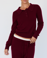 Tove Cashmere Polo - Artless Forever - Flyclothing LLC