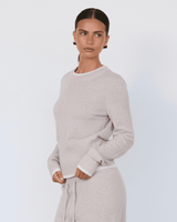 Tove Layered Cashmere Crewneck - Artless Forever - Flyclothing LLC