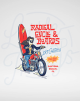 RADICAL CYCLE AND BOARDS TEE - LITTLE RAD THINGS - Flyclothing LLC