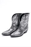 Jersey Metallic Boot in Silver - Naughty Monkey - Flyclothing LLC