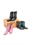 Bowie Metallic Boot in Black - Naughty Monkey - Flyclothing LLC