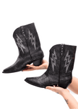Bowie Metallic Boot in Black - Naughty Monkey - Flyclothing LLC