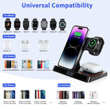 4 in 1 Foldable Wireless Charger Stand For IPhone 15 14 13 12 for Apple Watch 9 8 Airpods Pro iWatch Fast Charging Dock Station - ZeeBelle.com - Flyclothing LLC