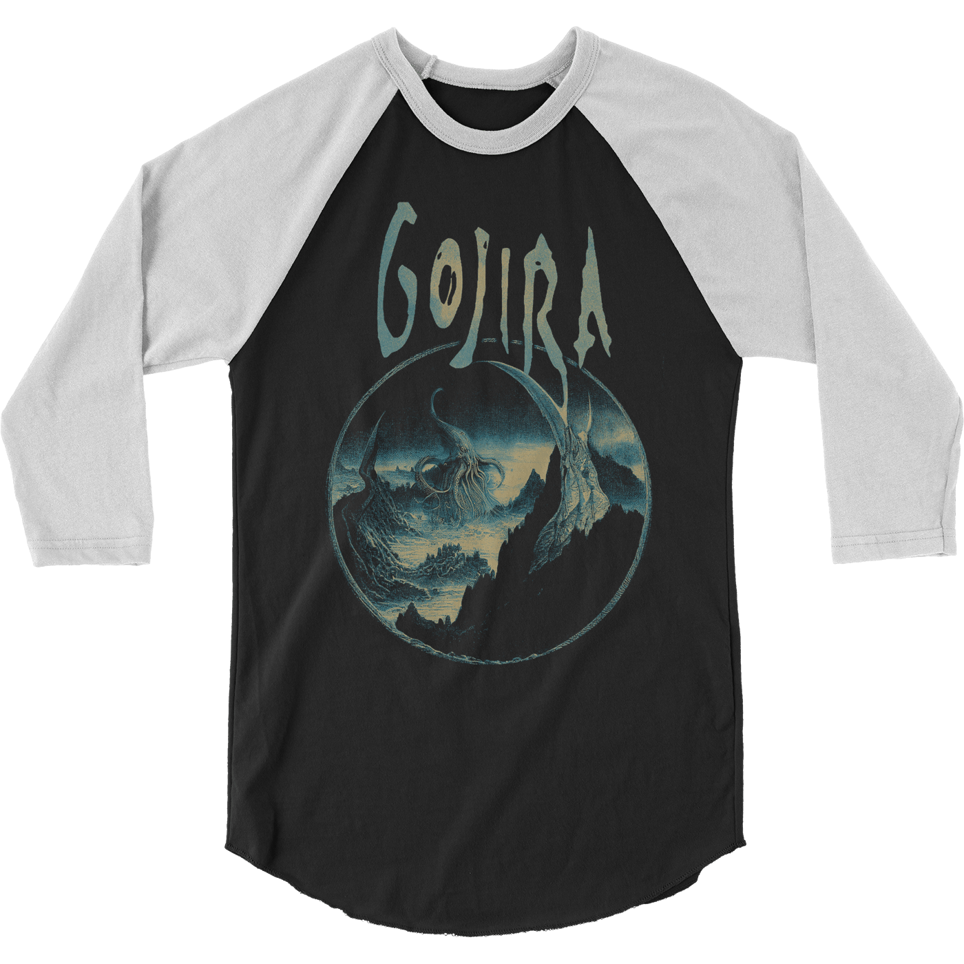 Gojira Sea Creature Raglan - Gojira