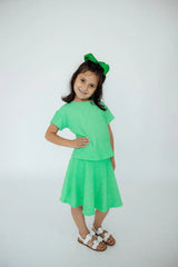 Seafoam Green Scrunchy Pocket Tee - Mila & Rose ® - Flyclothing LLC