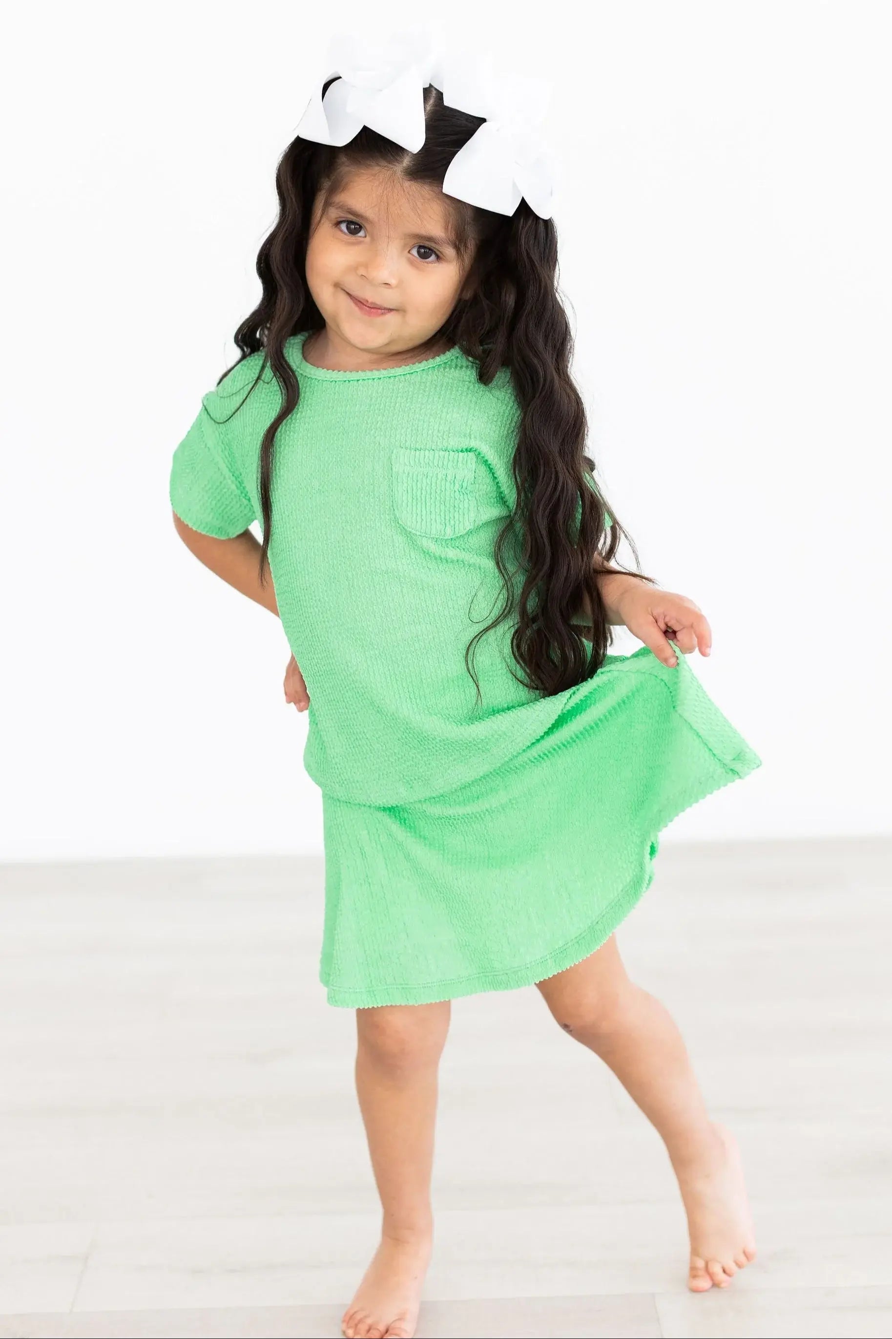 Seafoam Green Scrunchy Twirl Skort - Mila & Rose ® - Flyclothing LLC