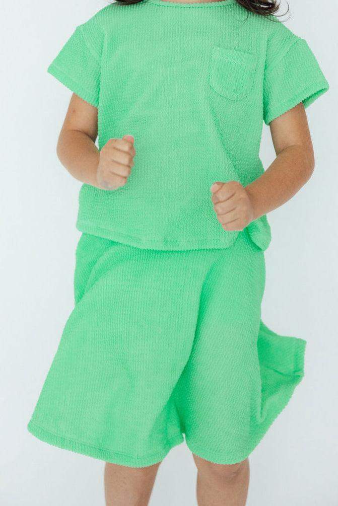 Seafoam Green Scrunchy Twirl Skort - Mila & Rose ® - Flyclothing LLC