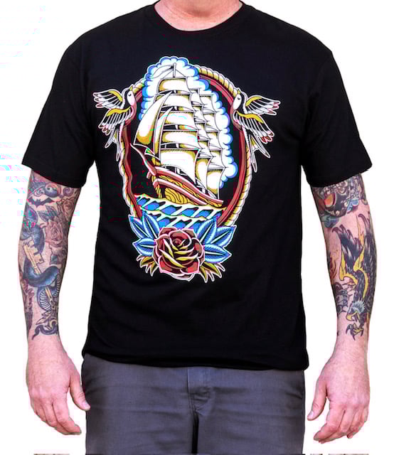 Black Market Art Company Smooth Sailing Men's T-Shirt