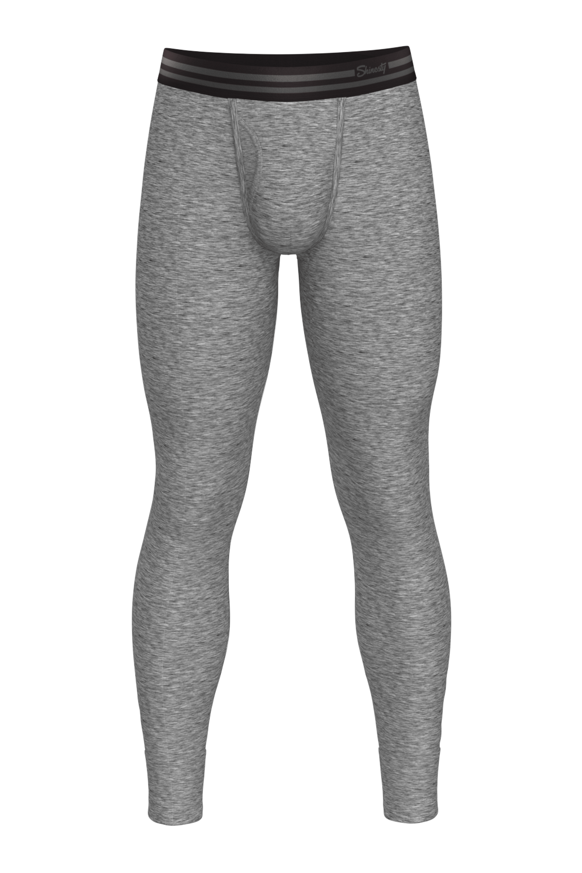The Seattle Skyline | Heather Grey Ball Hammock® Long Johns - Shinesty
