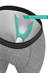 The Seattle Skyline | Heather Grey Ball Hammock® Long Johns - Shinesty - Flyclothing LLC