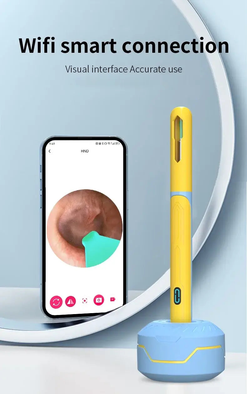 Ear Cleaner with Camera Set HD Ear Sticks Otoscope USB C Charging Endoscope Wax Removal Tool Earpick Ear Cleaning Set NK3 Pro - ZeeBelle.com - Flyclothing LLC