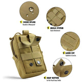 3Pcs Dog Tactical Bags Attaching on Harness Vest 2Pcs Pouch Molles and 1 Belt Bottle Holder Waist Military Training Carrier - ZeeBelle.com - Flyclothing LLC