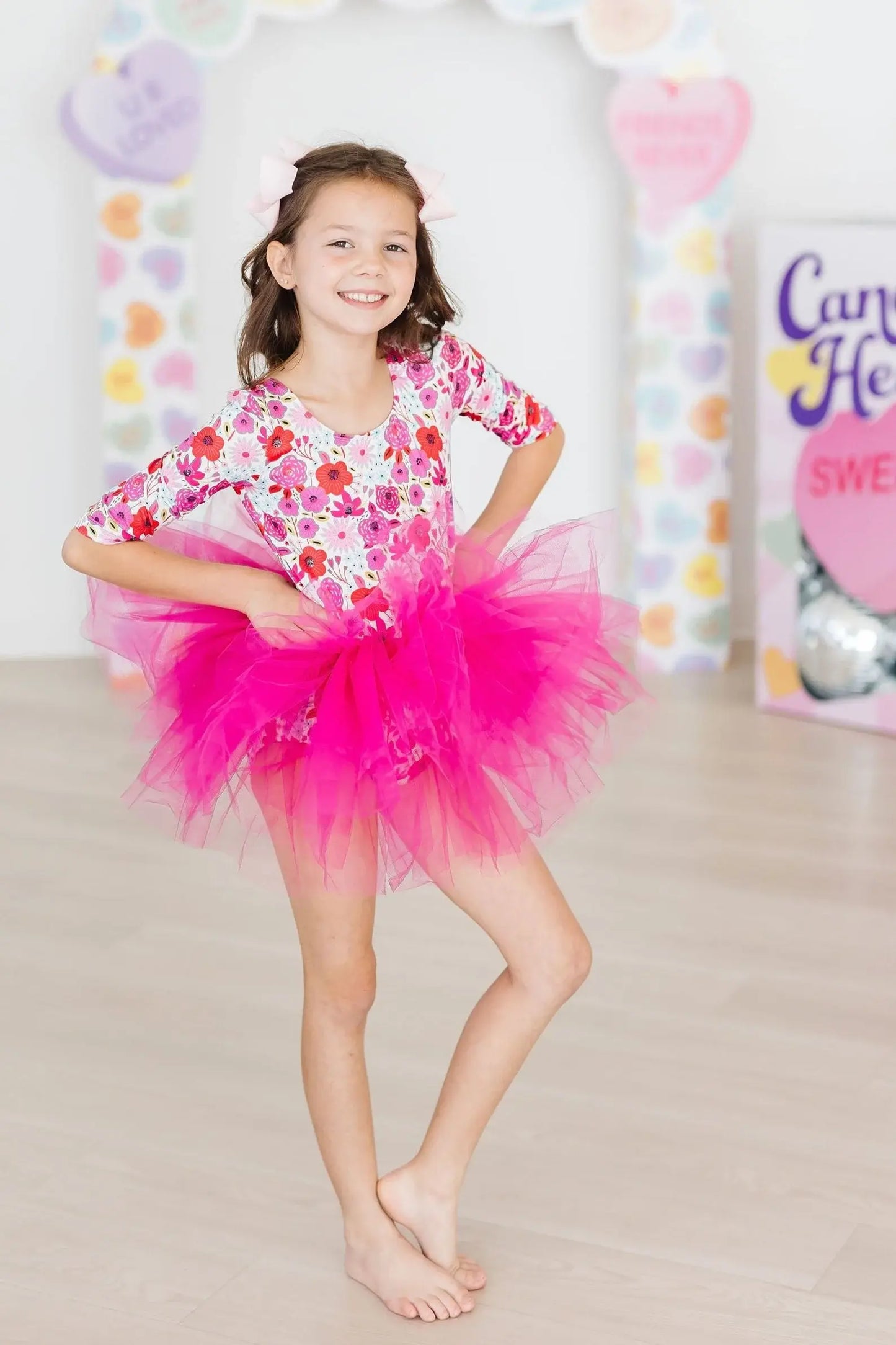 SALE Secret Garden 3/4 Sleeve Tutu Leotard - Mila & Rose ® - Flyclothing LLC