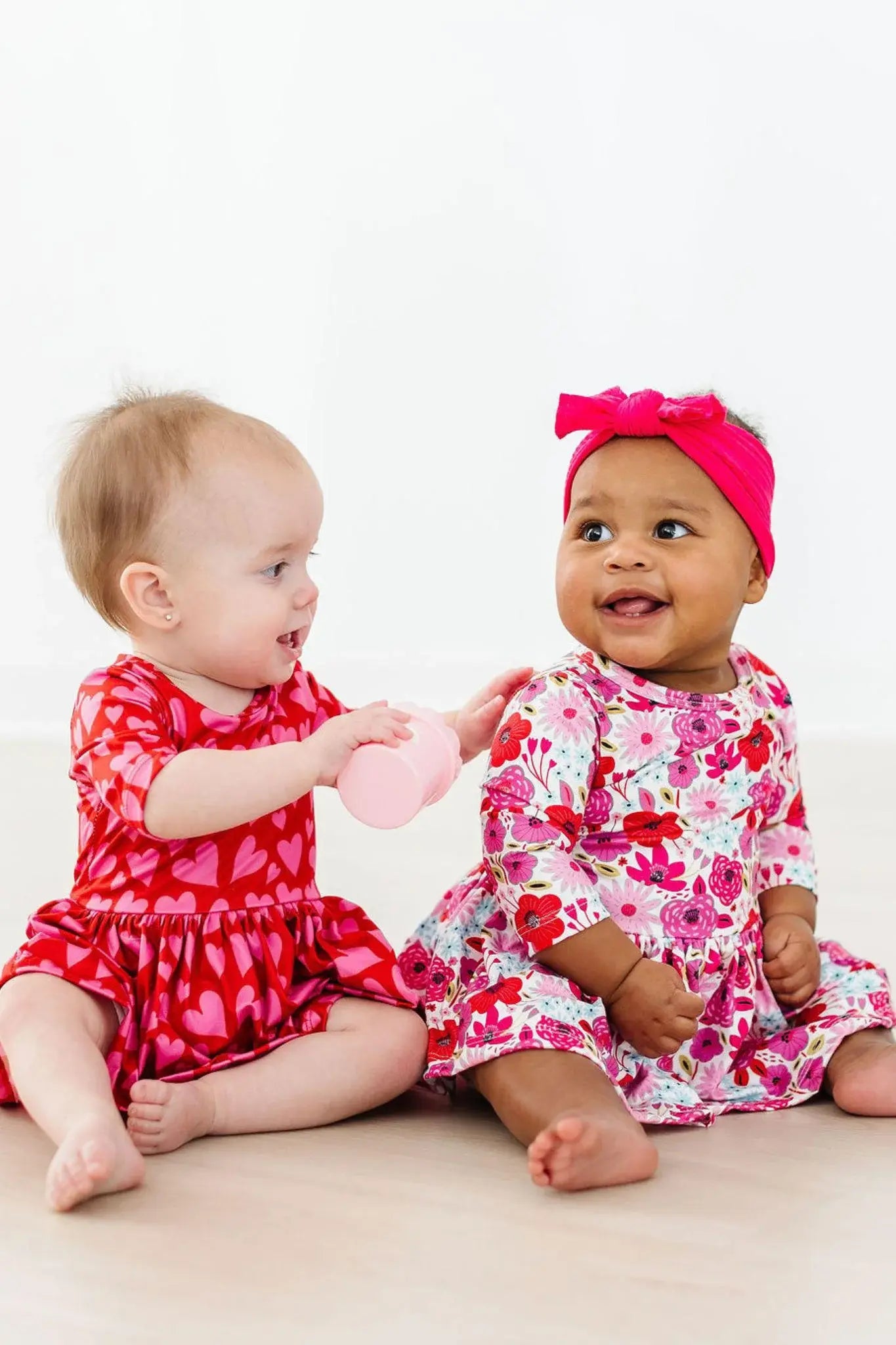 Secret Garden 3/4 Sleeve Twirl Bodysuit - Mila & Rose ® - Flyclothing LLC