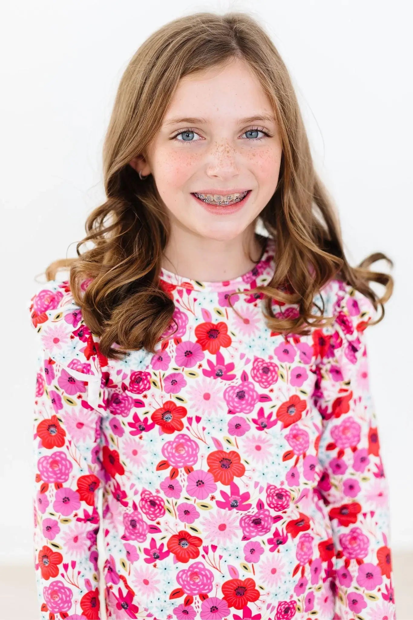 Secret Garden L/S Ruffle Tee - Mila & Rose ® - Flyclothing LLC
