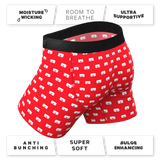 The Secret Admirer | Valentines Letters Ball Hammock® Pouch Underwear With Fly - Shinesty - Flyclothing LLC