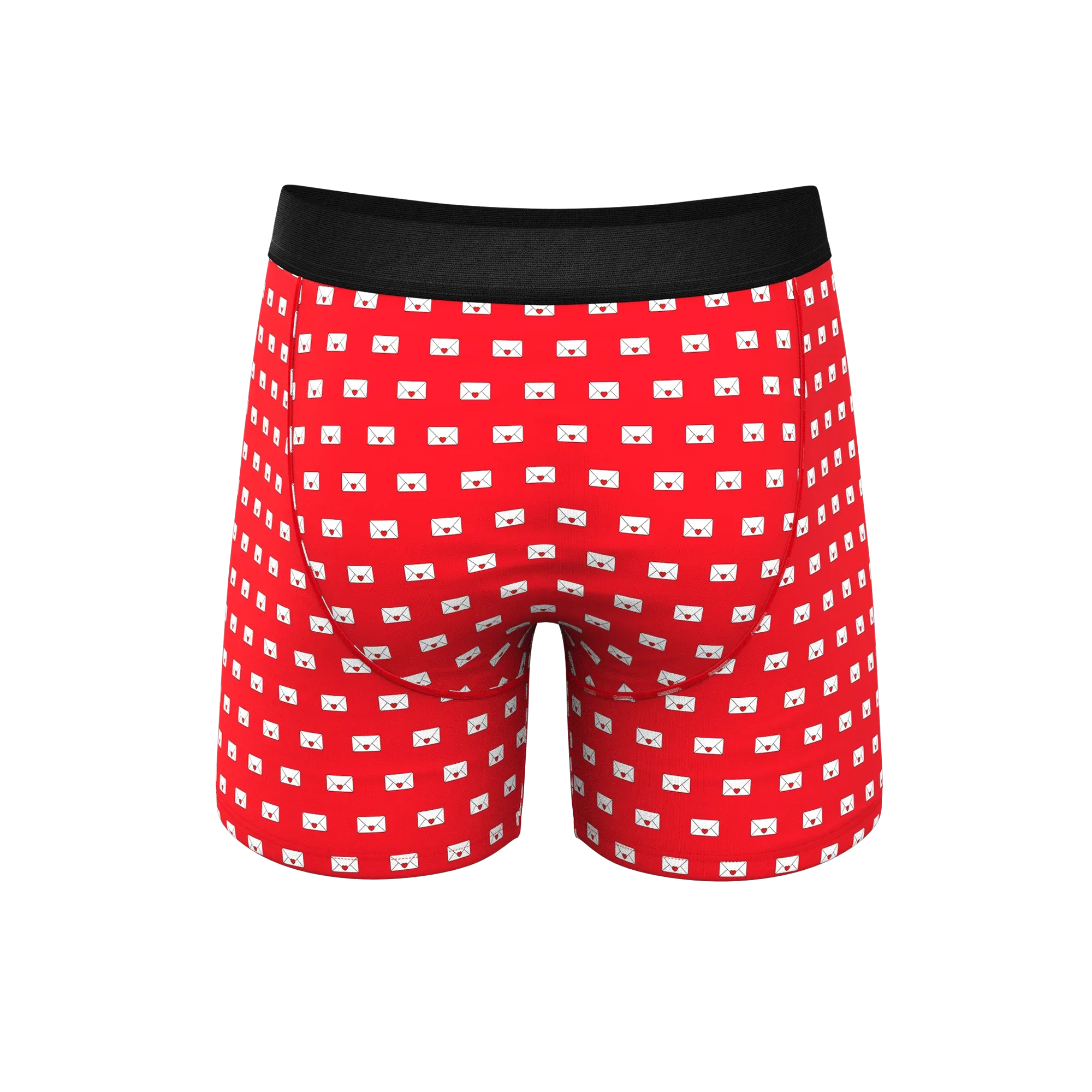 The Secret Admirer | Valentines Letters Ball Hammock® Pouch Underwear With Fly - Shinesty - Flyclothing LLC