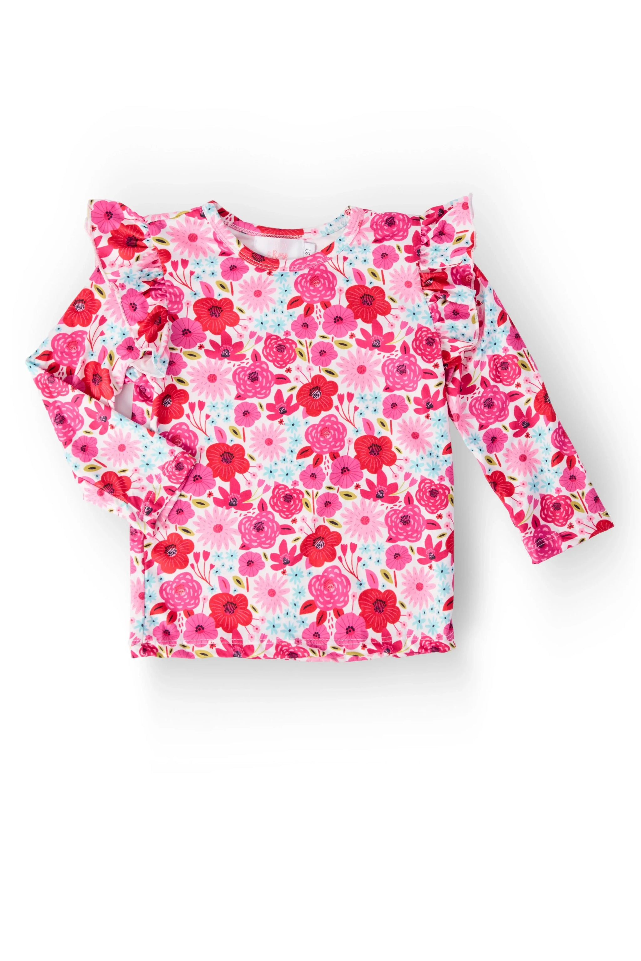 Secret Garden L/S Ruffle Tee - Mila & Rose ® - Flyclothing LLC